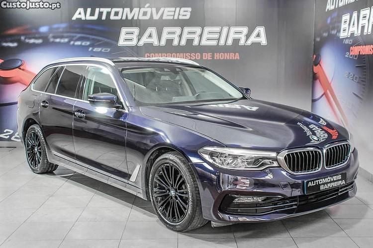 Azul Usado 2017 BMW 520 Sport Line Carrinha | € 25.900 (Preço justo) - Imagem 1/1