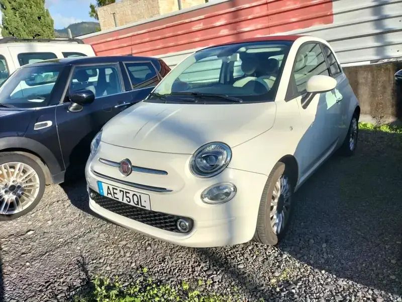 Branco Usado 2020 Fiat 500C Lounge Cabrios | € 13.500 (Preço justo) - Imagem 1/4