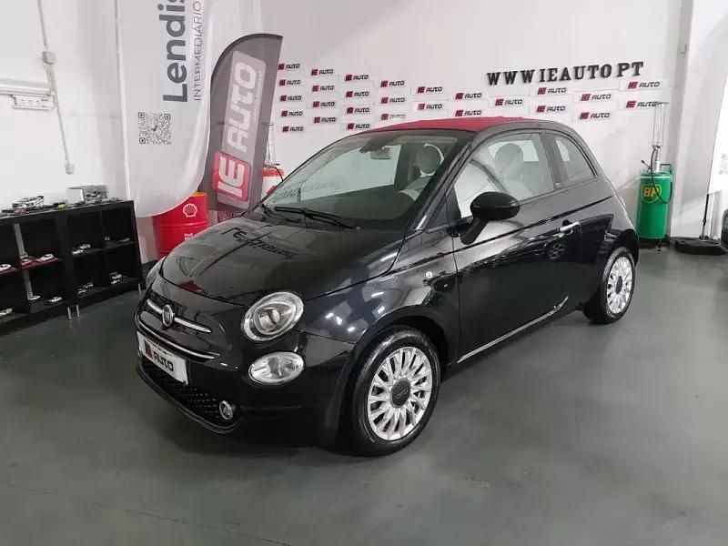 Preto Usado 2020 Fiat 500C Lounge Cabrios | € 14.490 (Preço justo) - Imagem 1/4