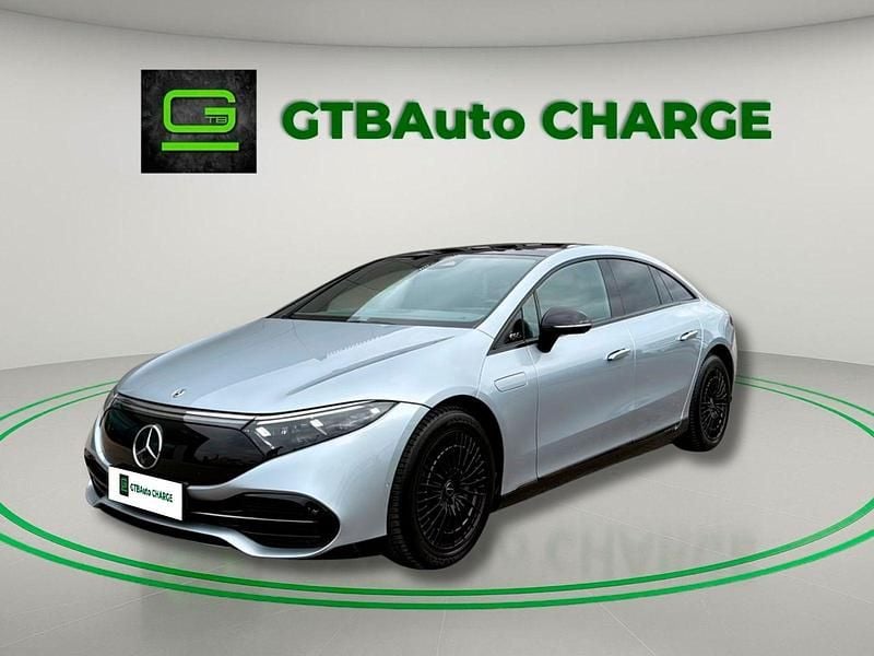 Cinza Usado 2022 Mercedes EQS450+ Sedan | € 55.499 - Imagem 1/4
