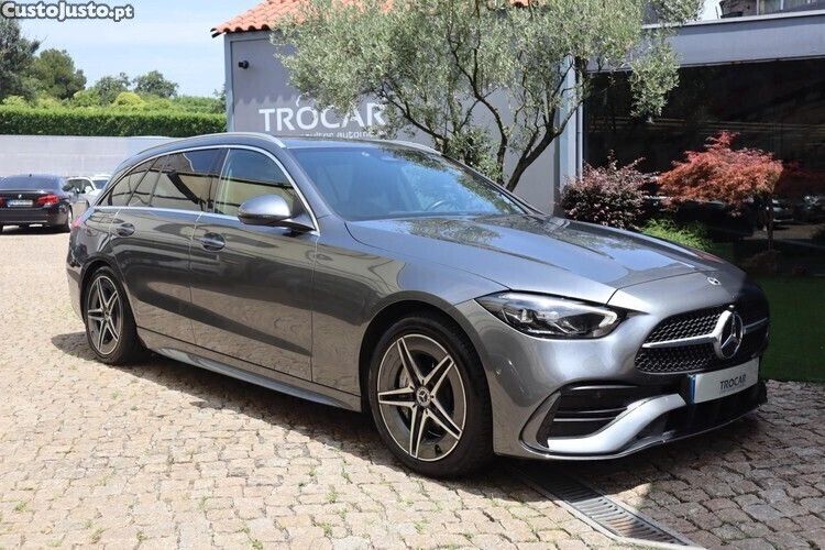 Cinza Usado 2021 Mercedes C300 AMG line Carrinha | € 41.750 (Preço justo) - Imagem 1/1