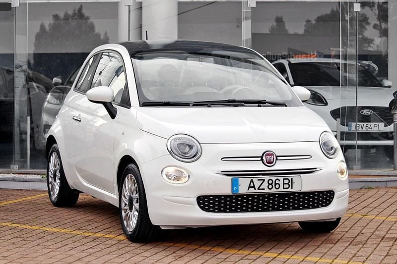 Branco Usado 2020 Fiat 500 Lounge Citadino | € 9.990 (Bom preço) - Imagem 1/4