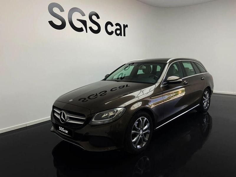 Castanho Usado 2014 Mercedes C200 Carrinha | € 14.300 - Imagem 1/4
