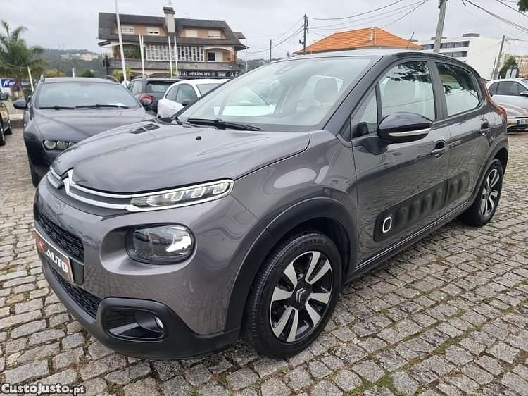 Cinza Usado 2020 Citroën C3 Feel Citadino | € 9.999 (Super Preço) - Imagem 1/1