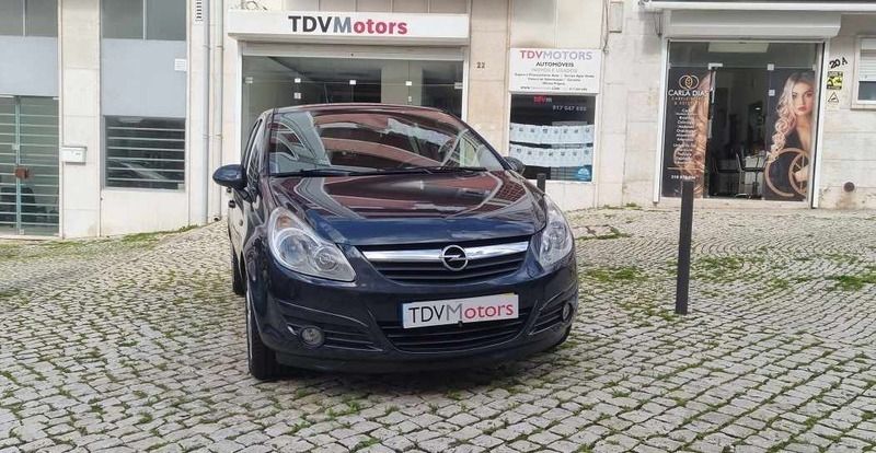 Cinzento Usado 2008 Opel Corsa Citadino | € 6.900 (Preço elevado) - Imagem 1/4