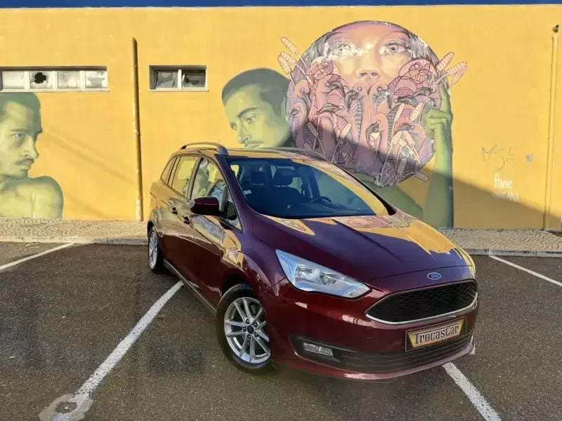 Usado Ford Grand C-Max Trend 120 HP (88 kW) 2017 Vermelho Monovolume