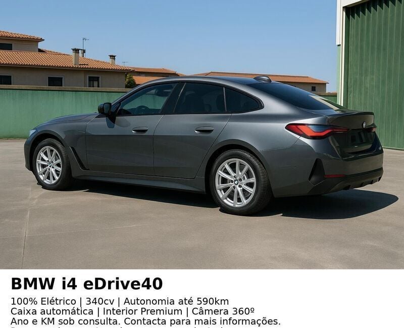 Cinza Usado 2024 BMW i4 Sedan | € 48.900 (Super Preço) - Imagem 1/1
