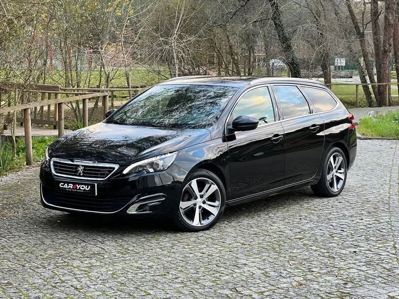 Preto Usado 2016 Peugeot 308 GT-line Carrinha | € 14.990 (Preço justo) - Imagem 1/4