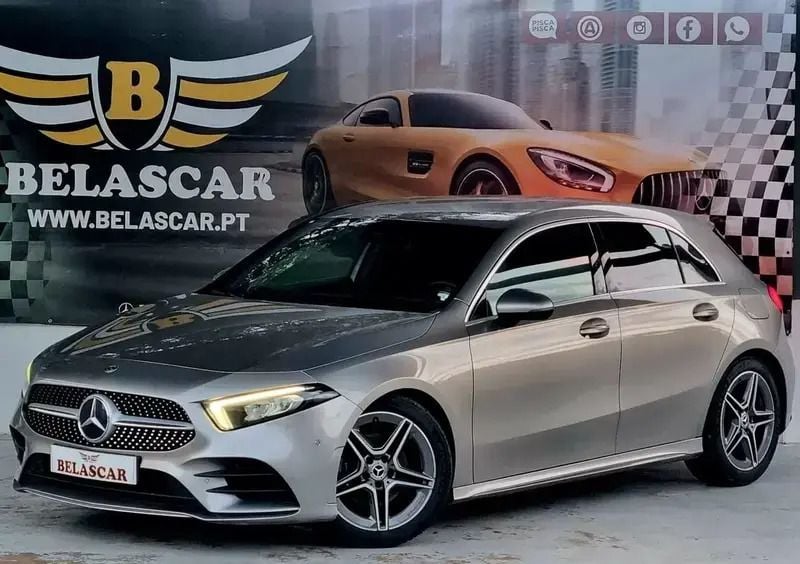 Preto Usado 2020 Mercedes A180 AMG line Citadino | € 24.500 (Bom preço) - Imagem 1/4