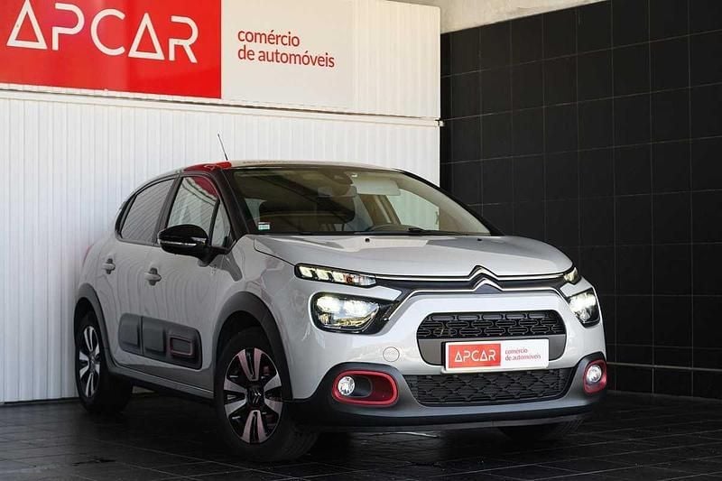 Bege Usado 2021 Citroën C3 PureTech Citadino | € 12.950 (Preço justo) - Imagem 1/4