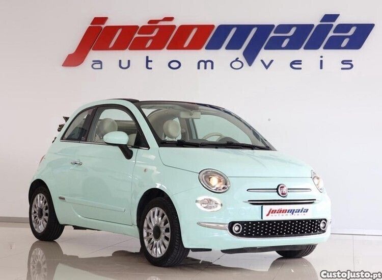 Verde Usado 2016 Fiat 500C Lounge Cabrios | € 11.500 (Preço justo) - Imagem 1/1