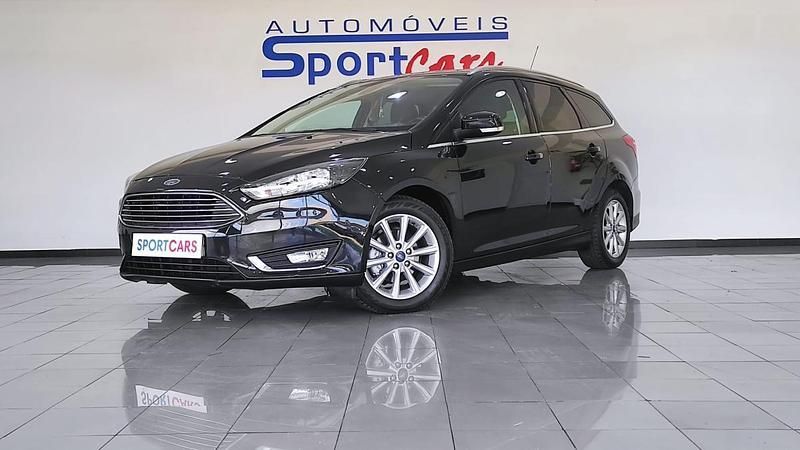 Preto Usado 2015 Ford Focus Titanium Carrinha | € 11.750 (Caro) - Imagem 1/4