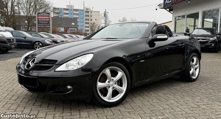 Preto Usado 2005 Mercedes SLK200 Cabrios | € 15.990 (Preço elevado) - Imagem 1/1