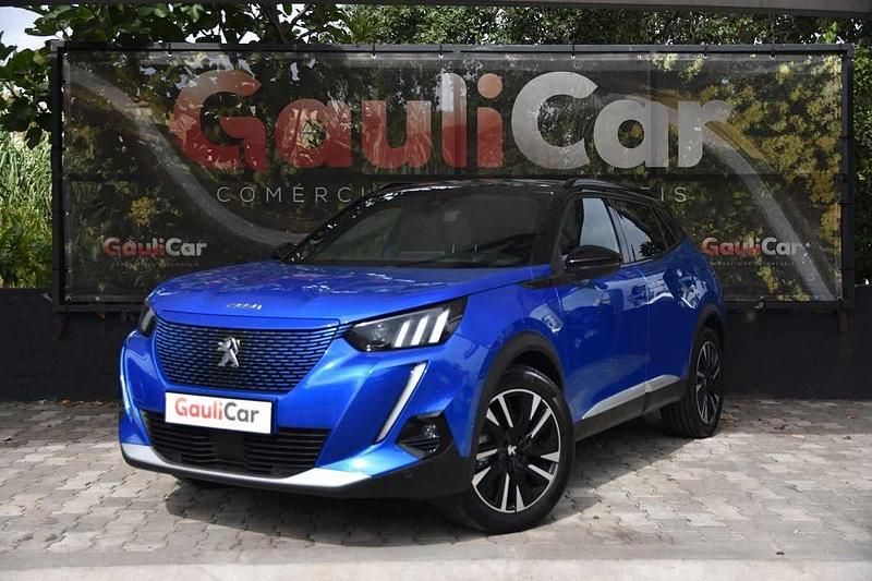 Azul Usado 2021 Peugeot e-2008 GT-line SUV | € 22.490 (Preço justo) - Imagem 1/4
