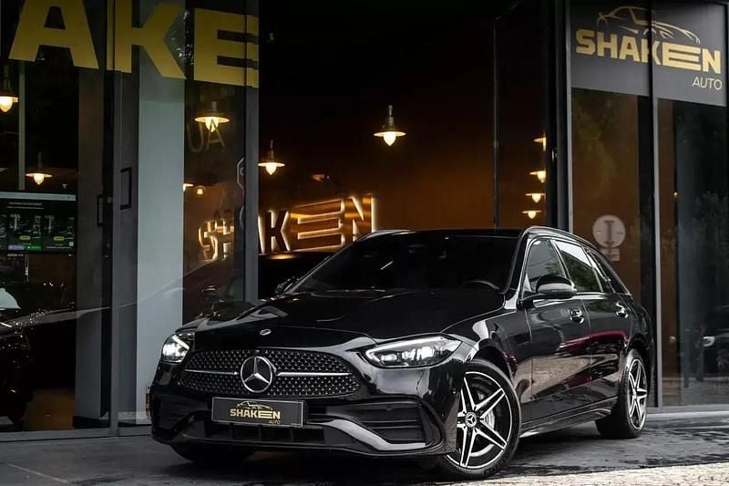 Preto Usado 2023 Mercedes C300e AMG line Carrinha | € 44.990 (Preço justo) - Imagem 1/4