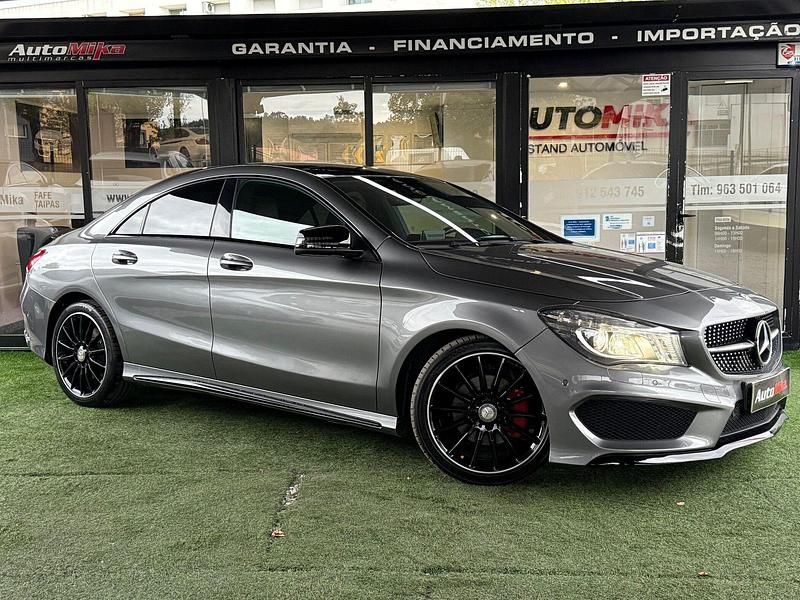 Usado Mercedes CLA200 AMG line 136 HP (100 kW) 2016 Cinza Sedan