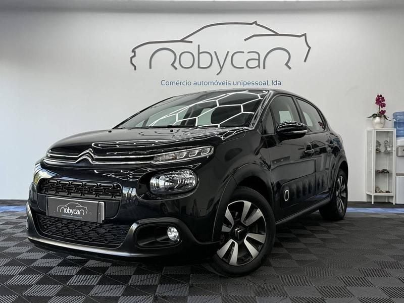 Preto Usado 2020 Citroën C3 Citadino | € 11.290 (Preço justo) - Imagem 1/4