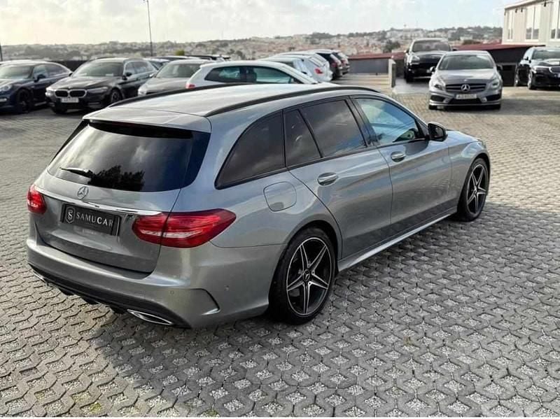 Usado Mercedes C200 AMG line 136 HP (100 kW) 2015 Cinza Carrinha