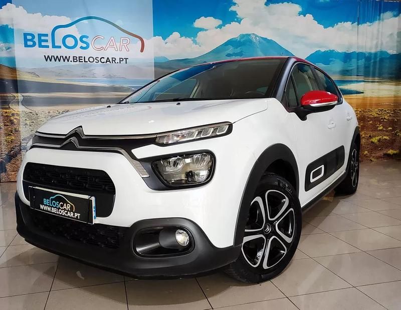 Branco Usado 2021 Citroën C3 Feel Citadino | € 11.990 (Bom preço) - Imagem 1/4