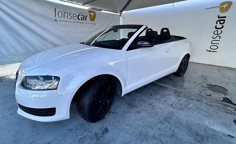 Branco Usado 2009 Audi A3 Cabriolet Attraction Cabrios | € 11.500 - Imagem 1/4