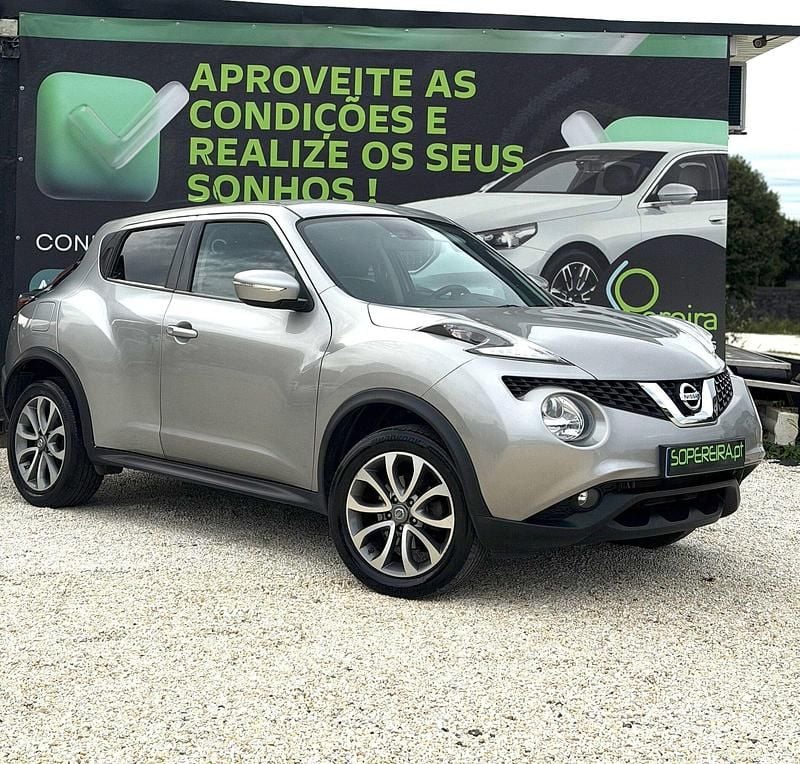 Cinza Usado 2016 Nissan Juke Acenta SUV | € 14.600 (Preço elevado) - Imagem 1/4