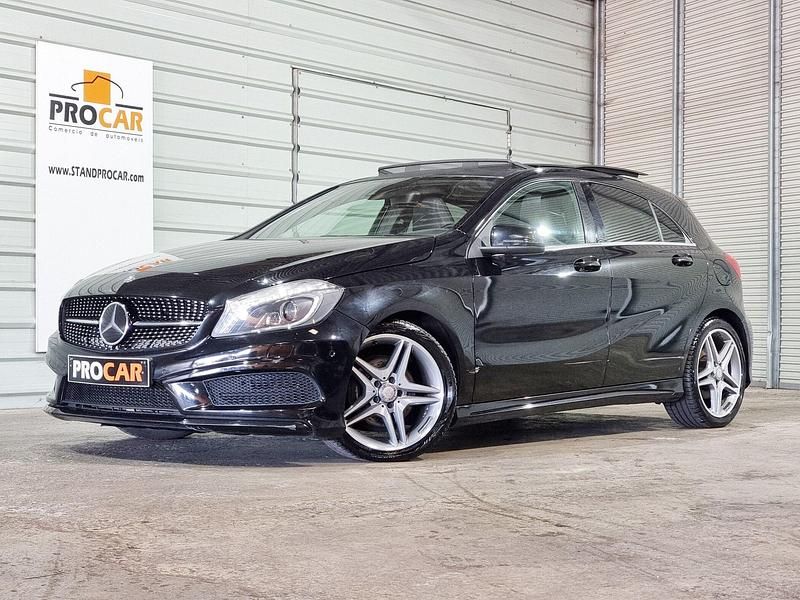 Preto Usado 2014 Mercedes A200 AMG line | € 16.750 - Imagem 1/4