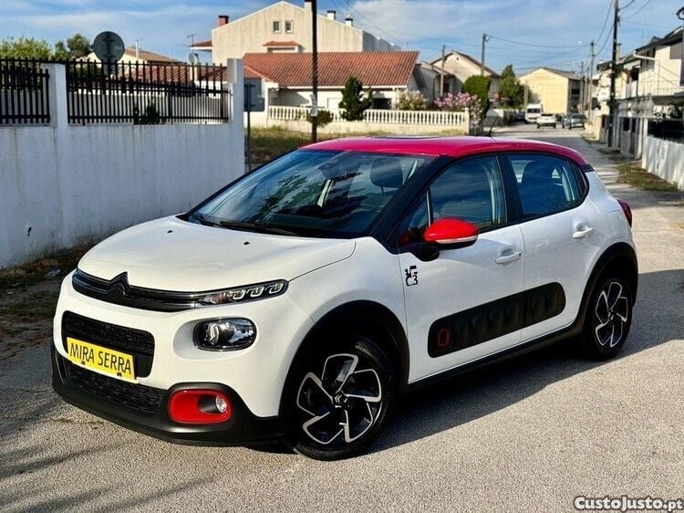 Branco Usado 2019 Citroën C3 Shine Citadino | € 13.990 (Preço justo) - Imagem 1/1