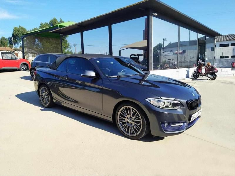 Cinzento Usado 2015 BMW 220 Cabrios | € 22.450 (Preço justo) - Imagem 1/4
