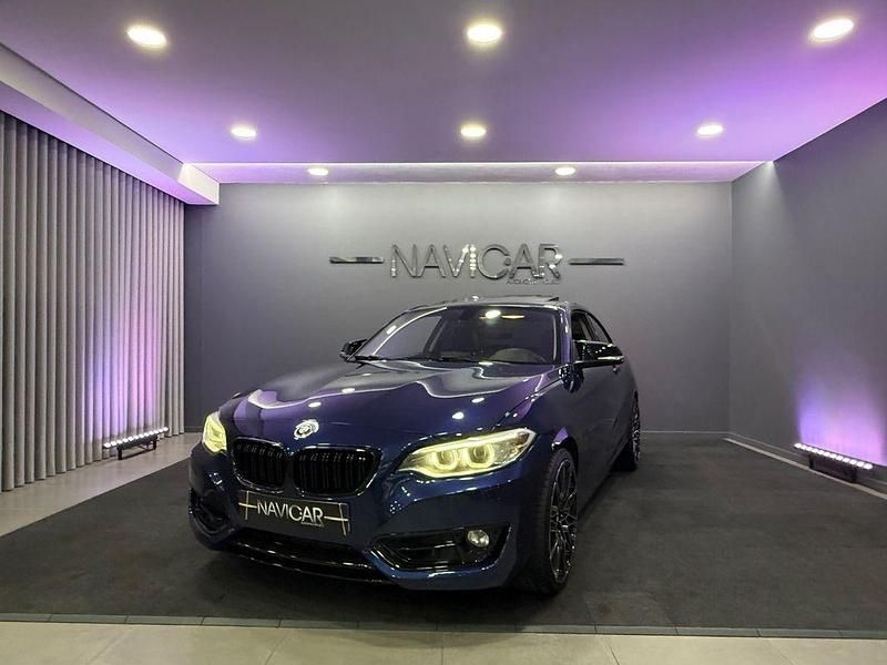 Azul Usado 2014 BMW 218 Sport Line Coupé | € 18.850 - Imagem 1/4