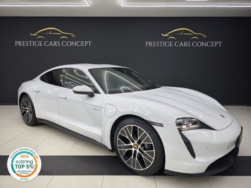 Branco glaciar Usado 2021 Porsche Taycan Performance Package Sedan | € 75.950 (Preço justo) - Imagem 1/4