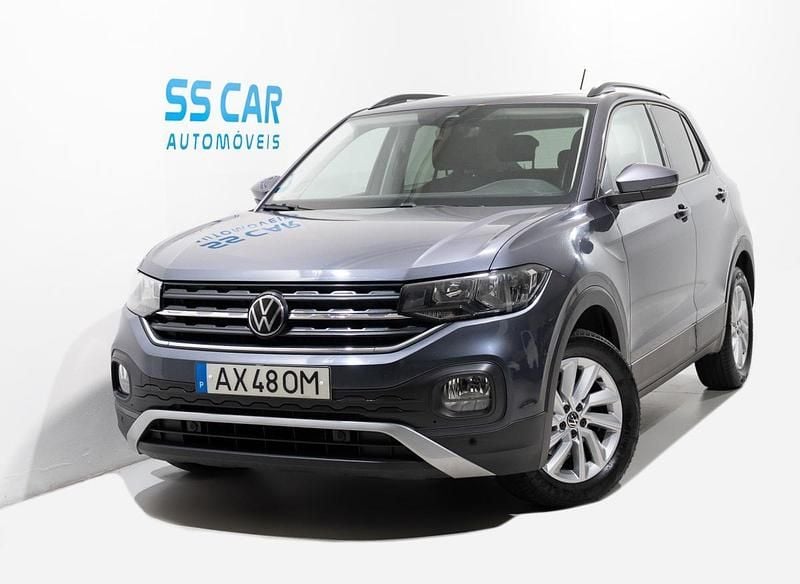 Cinza Usado 2022 VW T-Cross Life SUV | € 15.190 (Bom preço) - Imagem 1/4