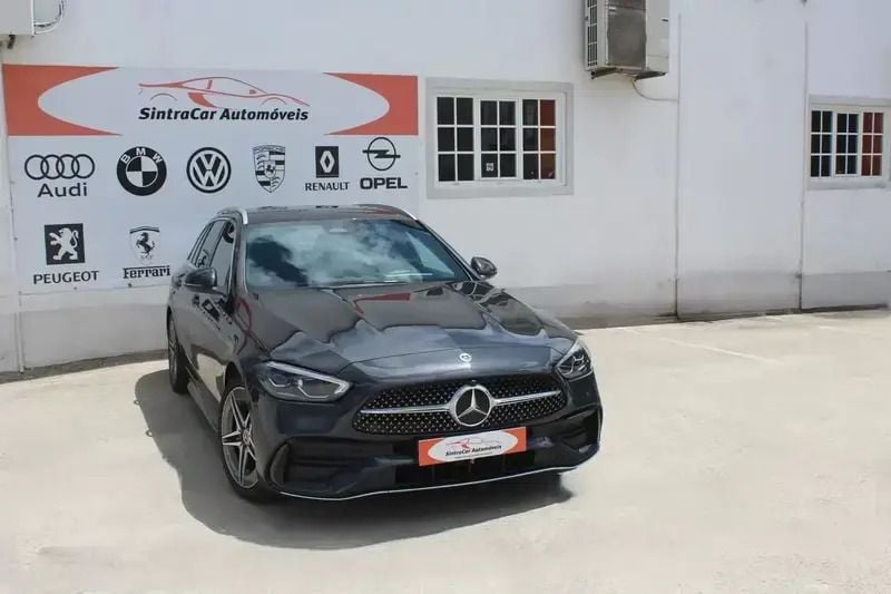 Cinzento Usado 2022 Mercedes C220 AMG line Carrinha | € 38.980 (Super Preço) - Imagem 1/4
