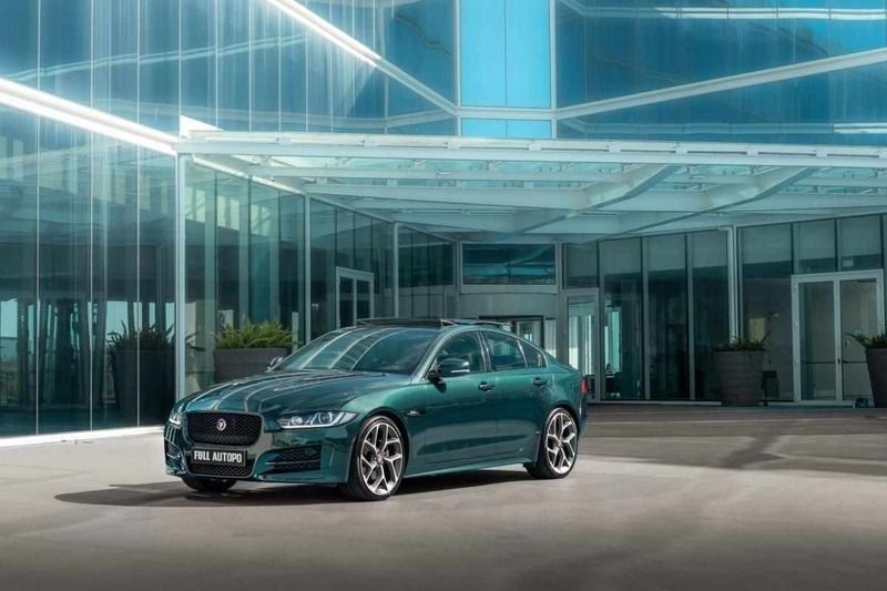Verde escuro Usado 2017 Jaguar XE R-Sport Sedan | € 26.900 - Imagem 1/4