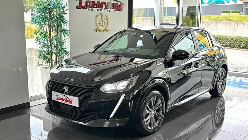 Preto Usado 2020 Peugeot e-208 Active Citadino | € 14.499 (Preço justo) - Imagem 1/4