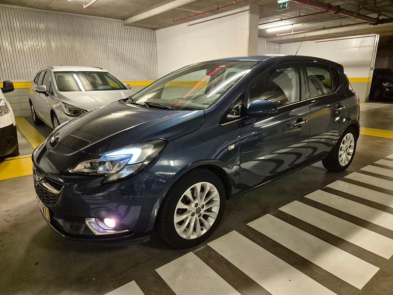 Azul Usado 2015 Opel Corsa Cosmo | € 8.880 (Preço justo) - Imagem 1/4