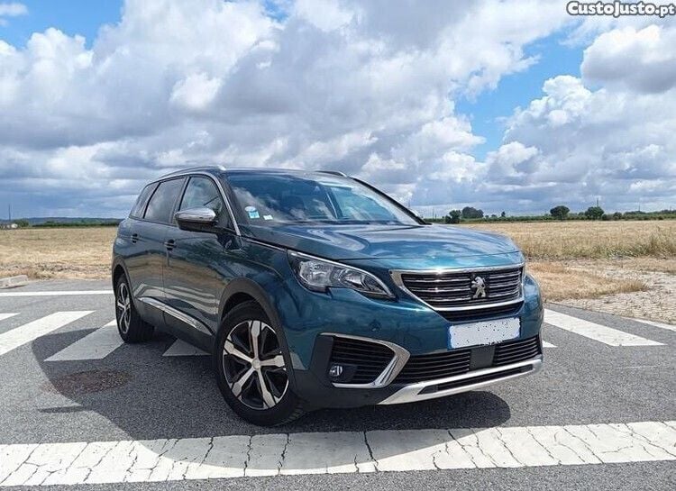 Azul Usado 2019 Peugeot 5008 Crossway Monovolume | € 18.990 (Bom preço) - Imagem 1/1