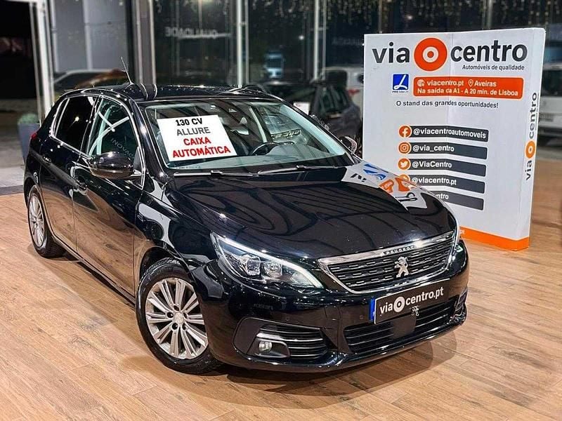 Preto Usado 2021 Peugeot 308 Allure Citadino | € 15.400 (Preço justo) - Imagem 1/4