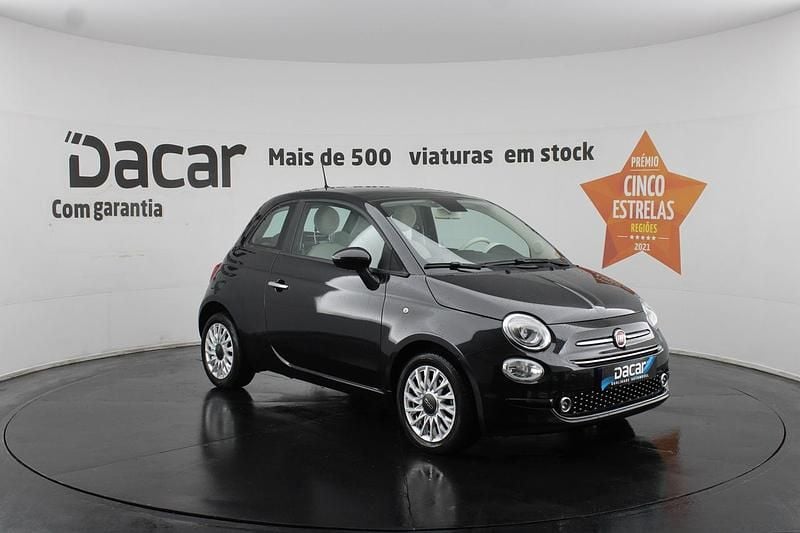 Preto Usado 2020 Fiat 500 Lounge Citadino | € 10.099 - Imagem 1/4