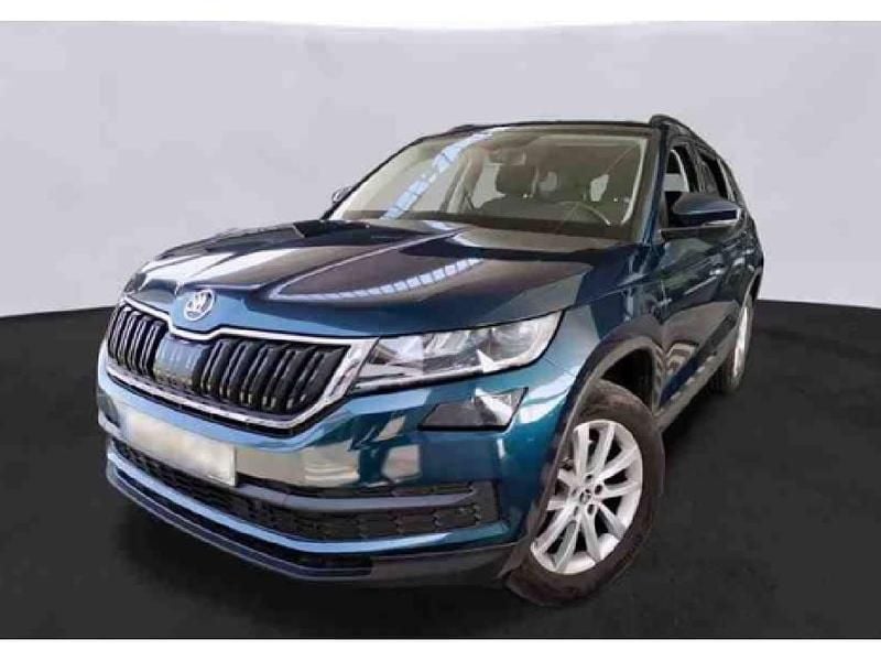 Azul escuro metalizado Usado 2021 Skoda Kodiaq Ambition SUV | € 26.990 (Preço justo) - Imagem 1/1