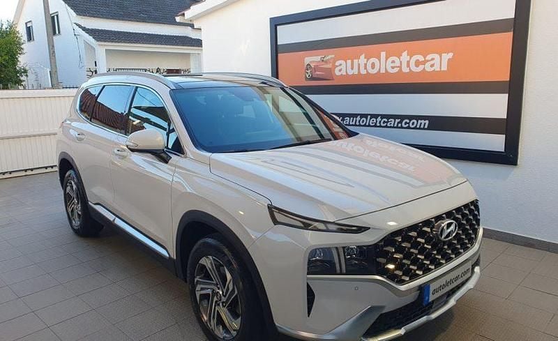 Branco Usado 2021 Hyundai Santa Fe SUV | € 35.900 - Imagem 1/4