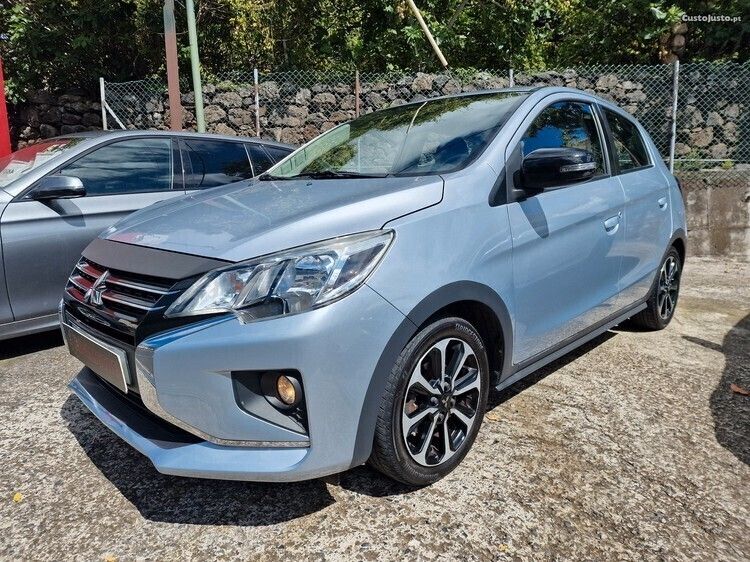Cinza Usado 2021 Mitsubishi Space Star Intense | € 14.500 (Preço elevado) - Imagem 1/1
