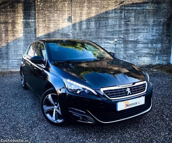 Preto Usado 2017 Peugeot 308 GT-line Citadino | € 11.999 (Preço justo) - Imagem 1/1