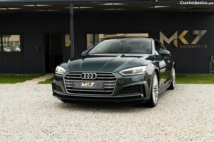 Verde Usado 2018 Audi A5 S-Line Coupé | € 26.990 (Preço justo) - Imagem 1/1
