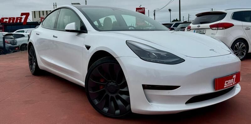 Branco Usado 2020 Tesla Model 3 Performance Sedan | € 37.250 (Caro) - Imagem 1/4