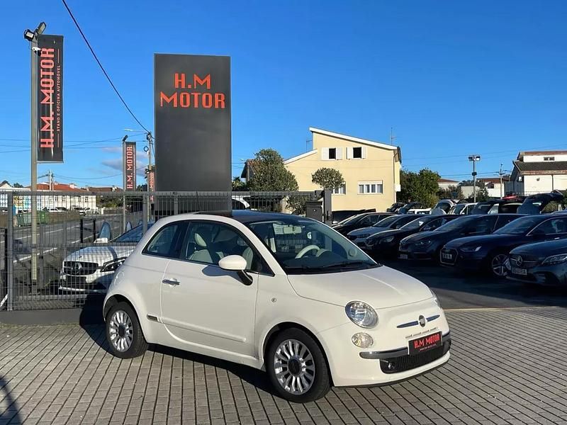 Branco Usado 2014 Fiat 500 Lounge Citadino | € 9.900 (Caro) - Imagem 1/4