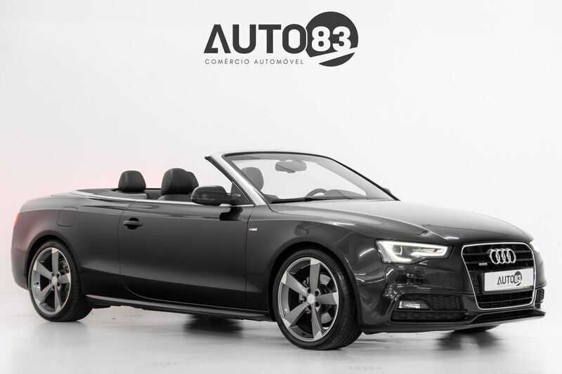 Preto Usado 2012 Audi A5 Cabriolet S-Line Cabrios | € 19.490 - Imagem 1/4