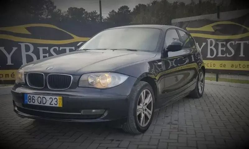 Preto Usado 2010 BMW 118 Sport Line Citadino | € 8.900 (Preço justo) - Imagem 1/4