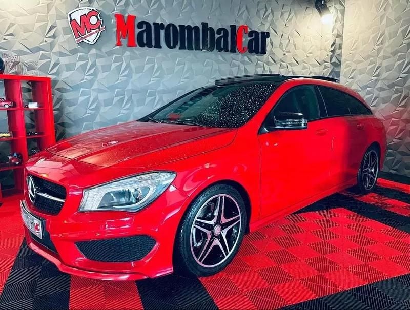 Vermelho Usado 2015 Mercedes CLA220 Shooting Brake AMG line Carrinha | € 21.990 (Preço justo) - Imagem 1/4