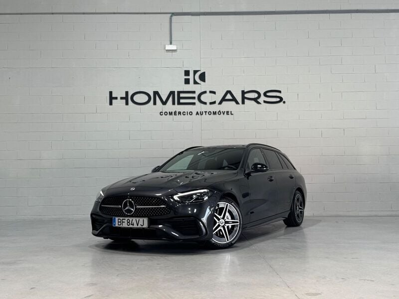 Cinza Usado 2023 Mercedes C300 AMG line Carrinha | € 43.900 (Preço justo) - Imagem 1/4