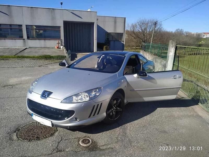 Cinzento Usado 2008 Peugeot 407 Coupe Coupé | € 8.000 - Imagem 1/4